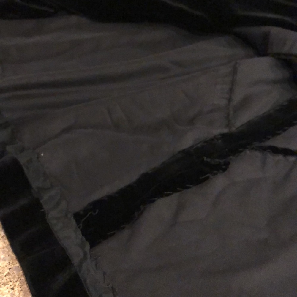 Vintage Black Velvet Long Dress Handmade Small? XS? See Rough Measurements - Picture 9 of 17